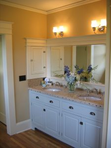 A bathroom remodeled by Complete Construction.