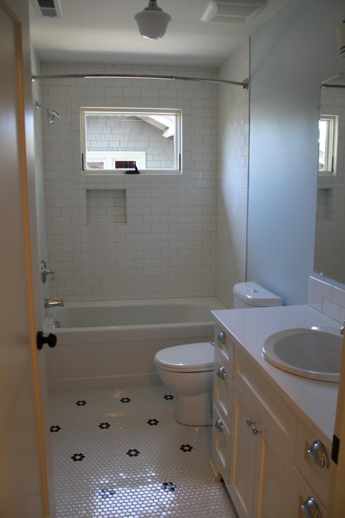 A bathroom remodeled by Complete Construction.